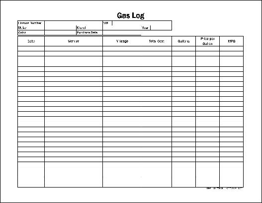 Free Easy Copy Detailed Gas Log Wide From Formville