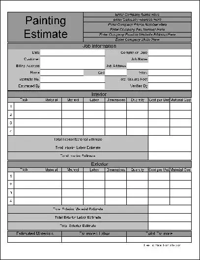free-personalized-wide-numbered-row-painting-estimate-form-from-formville